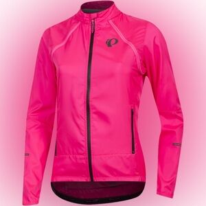 Pearl Izumi Women's Elite Escape convertible Barrier Jacket Bright Pink 
Size S